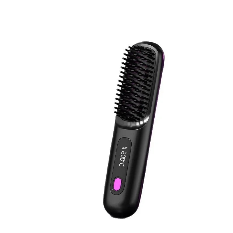 Cordless Hair Straightening Comb – Negative Ion Heated Brush