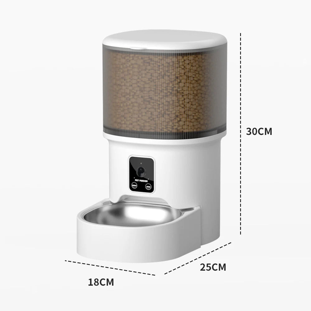 Automatic Pet Feeder 4L – Timed Cat & Dog Food Dispenser