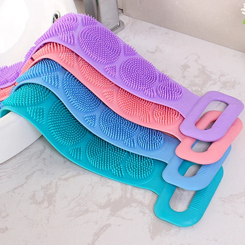 Silicone Back Scrubber Strap – Reach-Anywhere Shower Scrubber