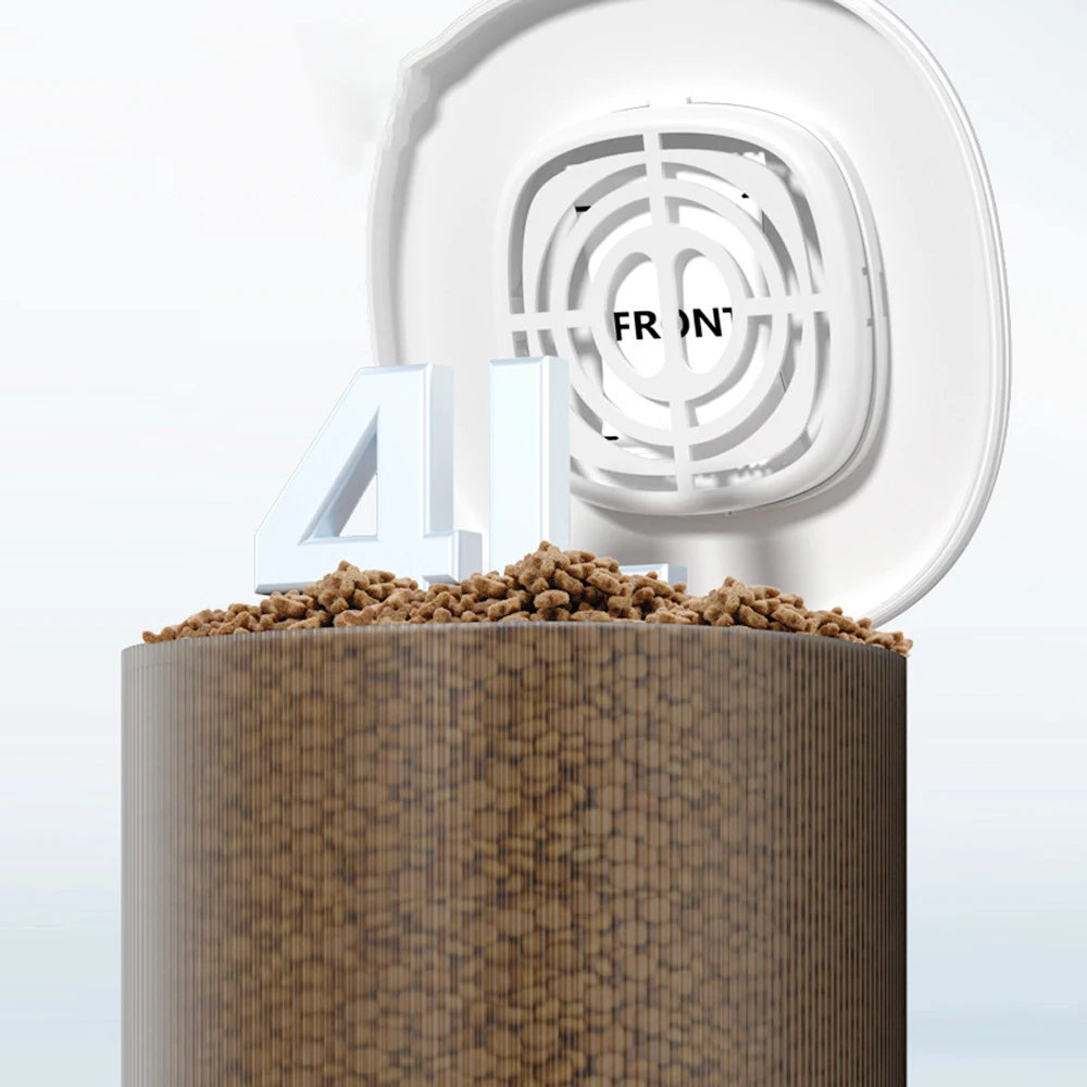 Automatic Pet Feeder 4L – Timed Cat & Dog Food Dispenser