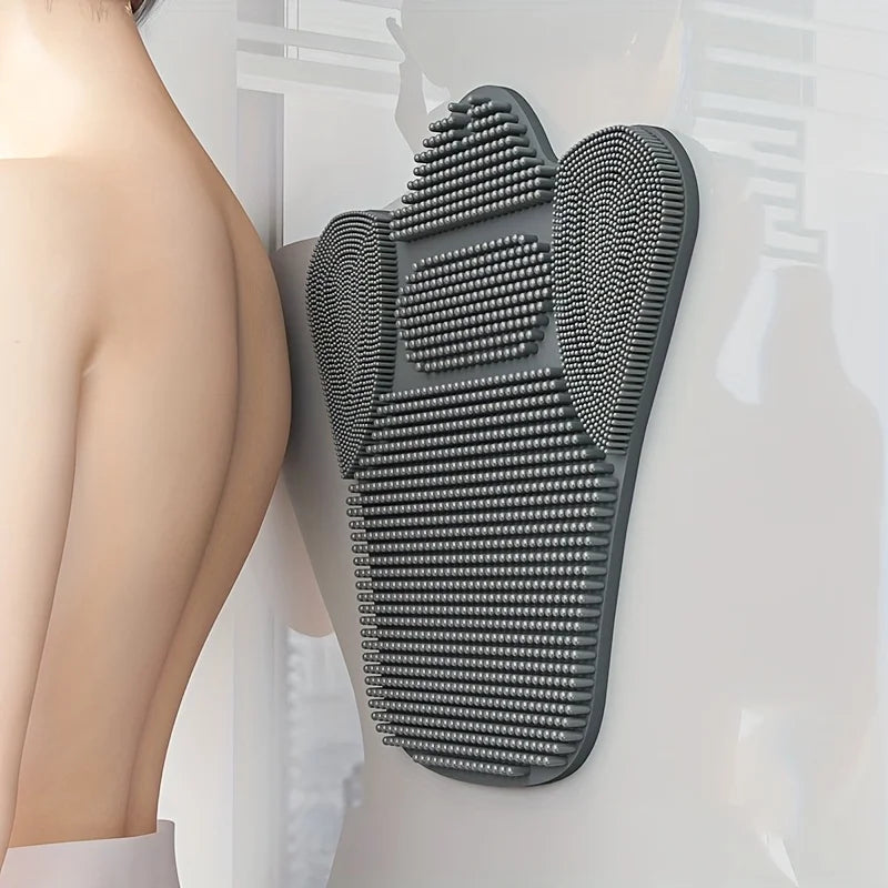 Suction Cup Back Scrubber – Hands-Free Shower Wall Brush