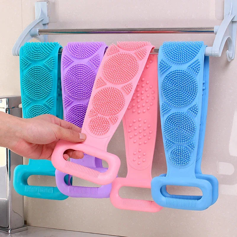 Silicone Back Scrubber Strap – Reach-Anywhere Shower Scrubber