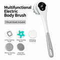 Electric Spin Body Brush – Waterproof Shower Scrubber with 5 Heads
