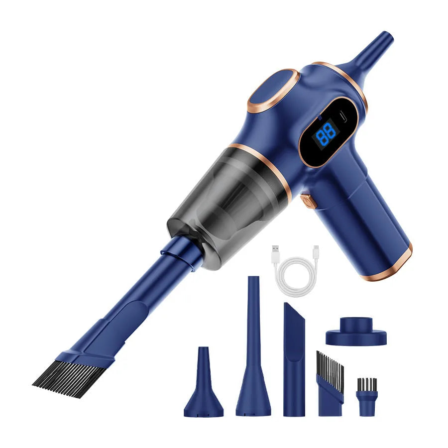 Mini Cordless Car Vacuum – Handheld Vacuum & Blower for Car and Home